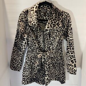 Dana BUCHMAN leopard print jacket small